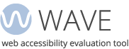 WAVE - web accessibility evaluation tool